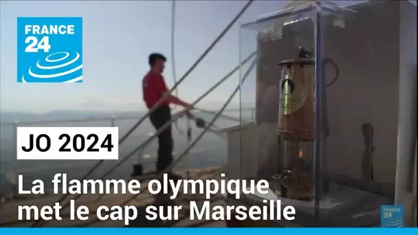 JO2024 : Le Belem met le cap sur Marseille avec la flamme olympique • FRANCE 24