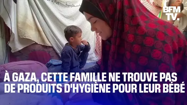 À Gaza, cette mère d'une petite fille de 2 semaine raconte comment elle vit depuis son accouchement