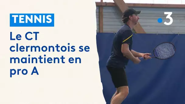 Le Club Tennis Clermontois se maintient en pro A