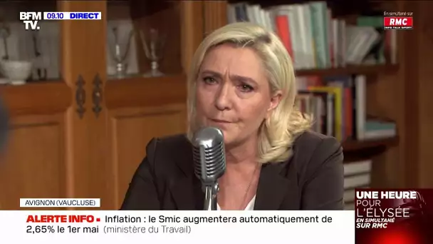 Le Pen : "Mon programme, c'est tout pour les TPE PME"