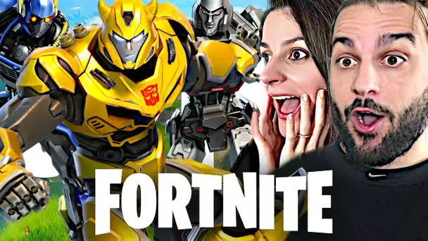 ON A RECU LE PACK FORTNITE TRANSFORMERS ! LES SKINS SONT INCROYABLES