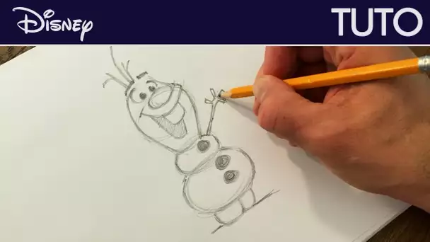 #DessinezavecDisney - Tuto : Olaf de La Reine des Neiges  | Disney