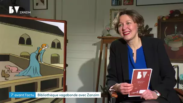 Bibliothèque vagabonde avec Zanzim