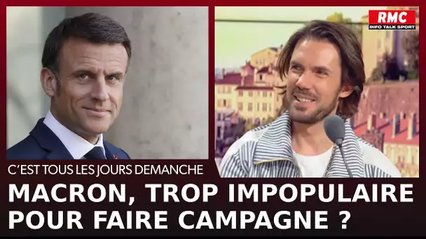Arnaud Demanche : Macron, trop impopulaire pour faire campagne ?