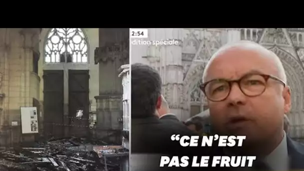 Incendie de la cathédrale de Nantes: la piste criminelle évoquée