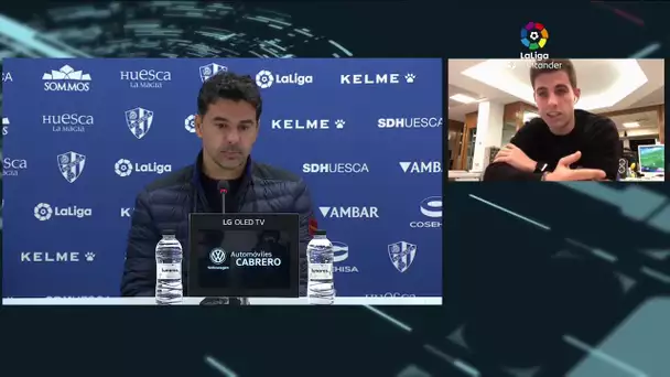 Rueda de prensa SD Huesca vs Deportivo Alavés