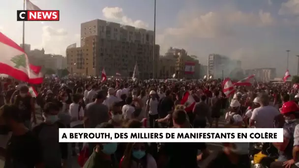 À Beyrouth, des milliers de manifestants en colère