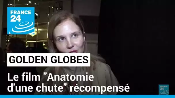 Le film "Anatomie d'une chute" récompensé lors de la cérémonie des Golden Globes • FRANCE 24