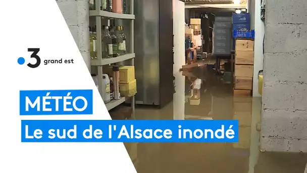 Météo : fortes pluies et inondations dans le sud de l'Alsace