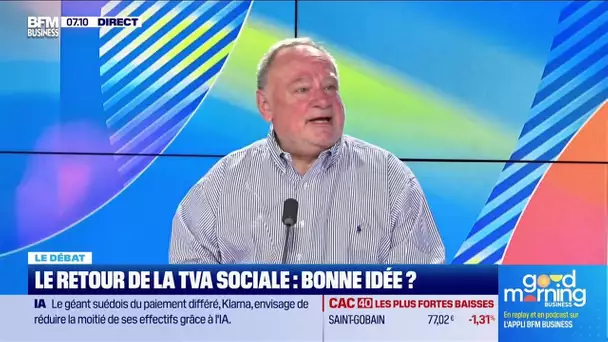 Nicolas Doze face à Jean-Marc Daniel : Le retour de la TVA sociale, bonne idée ?