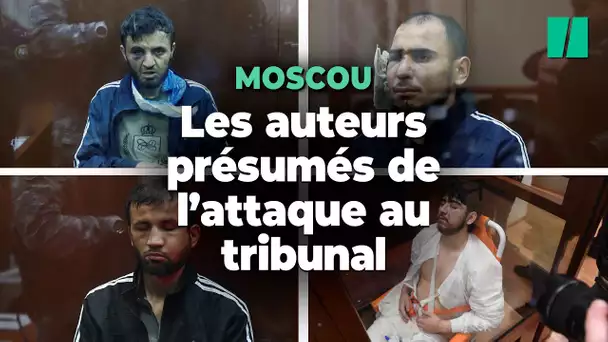 Les suspects de l'attentat de Moscou  au tribunal pour la première fois