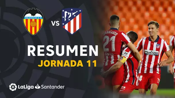 Resumen de Valencia CF vs Atlético de Madrid (0-1)