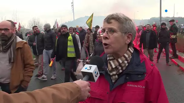 ITW RETRAITE manif rouen