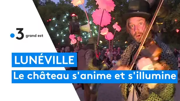 Les nuits du grand bassin illuminent les jardins du château de Lunéville