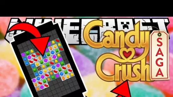 CANDY CRUSH SAGA SUR MINECRAFT VANILLA !! NO FAKE