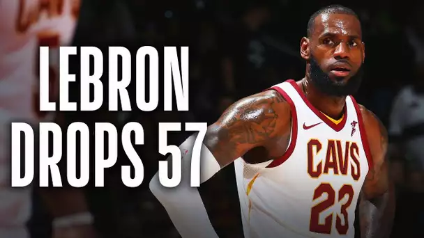 LeBron Scores 57 PTS With Cavaliers In 2017 👀