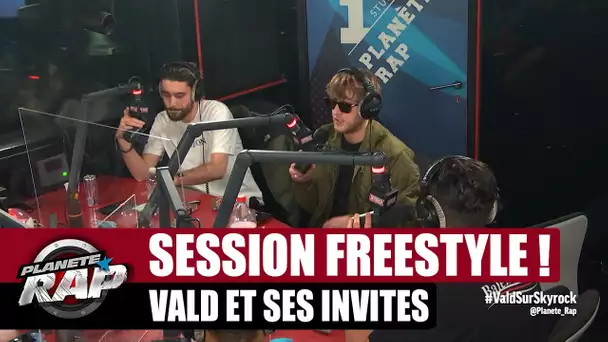 Vald - 3ème SESSION FREESTYLE ! avec Yonidas, Charles BDL & Rafal ! #PlanèteRap