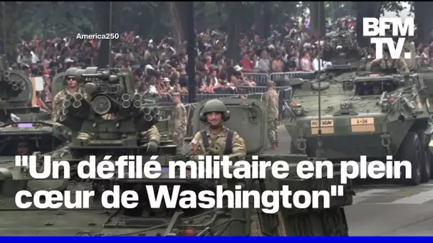 Un défilé militaire inhabituel pour les États-Unis a été organisé à Washington à la demande de Trump