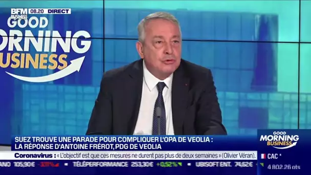 Antoine Frérot (Veolia ) : Suez trouve une parade pour compliquer l'OPA de Veolia