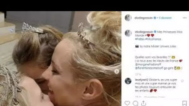 Élodie Gossuin devant les Miss France  ce cliché trop mignon avec ses filles