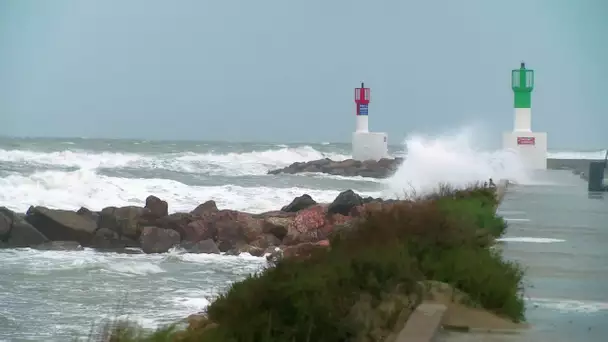 Hérault : vagues, vent fort, pluie, vigilance météo orange vagues-submersion sur le littoral