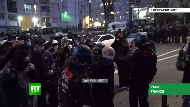 Paris : affrontements lors de la manifestation contre la loi Sécurité globale
