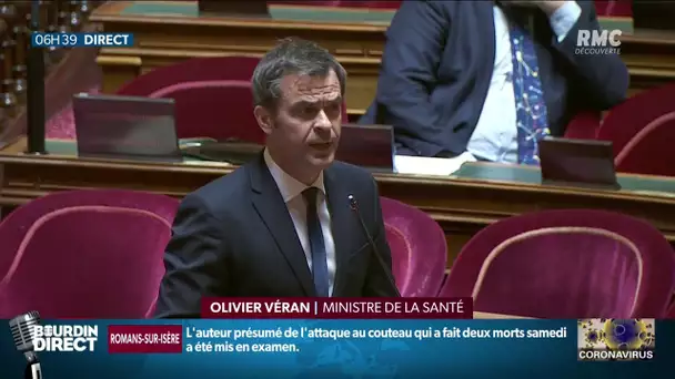 Passe d'armes glaciale entre Olivier Véran, ministre de la Santé et Stéphane Ravier, sénateur RN