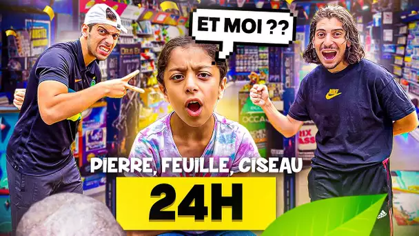 24H EN PIERRE-FEUILLE-CISEAUX CHALLENGE ! 😱🥶 ( Dans notre nouvel appartement )