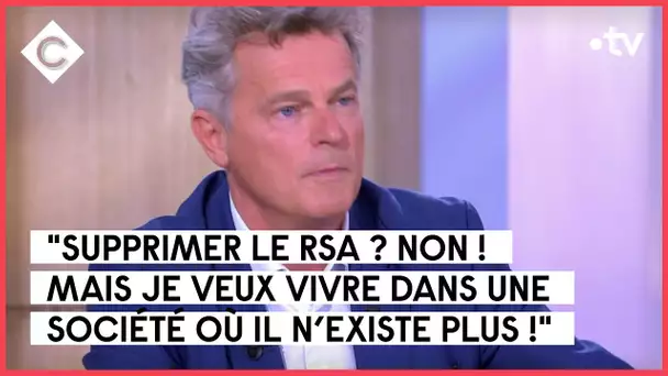 « Gauche des allocs » : Fabien Roussel persiste et signe - C à vous - 14/09/2022