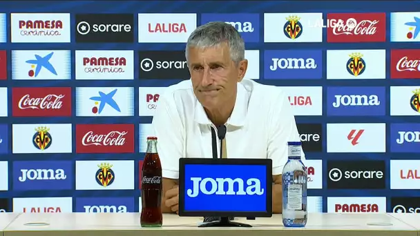 Rueda de prensa Villarreal CF vs Real Betis