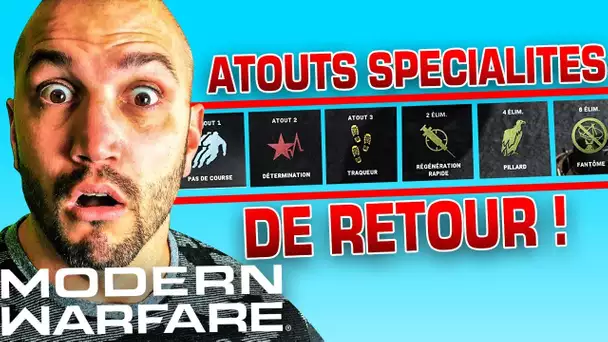 LES ATOUTS SPÉCIALISTES DE RETOUR SUR CALL OF DUTY MODERN WARFARE !