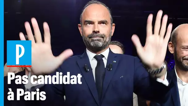 Edouard Philippe met un terme à la rumeur de sa candidature à Paris