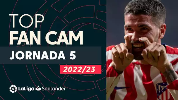 LaLiga Fan Cam Jornada 5: Vini Jr., João Félix & 'Chimy' Ávila