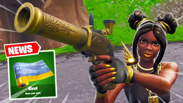 LES NOUVEAUTES SUR FORTNITE ET TEST DU NOUVEAU PISTOLET A SILEX !