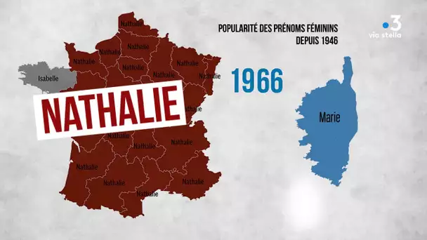 La popularité des prénoms féminins depuis 1946