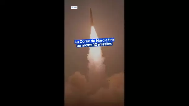 La Corée du Nord tire au moins dix missiles, dont un tombé "près des eaux" sud-coréennes