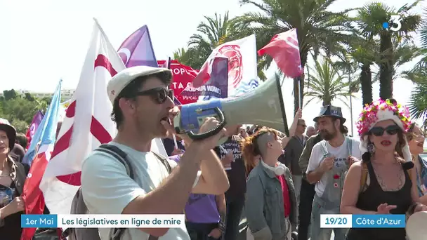 600 personnes défilent à Nice pour le 1er mai 2022