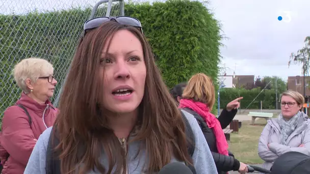 Protestation à l'école de Caugé dans l'Eure