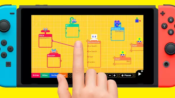 L'ATELIER DU JEU VIDÉO : Créer ses jeux soi-même sur Nintendo Switch