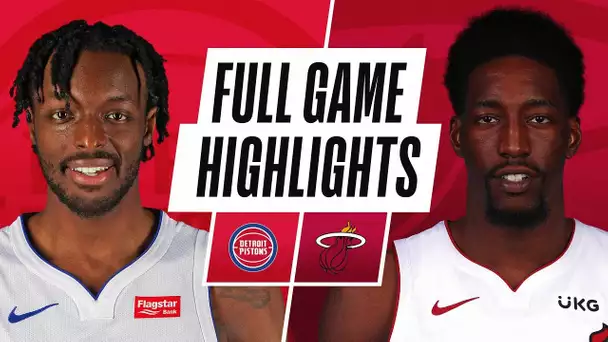 PISTONS at HEAT | FULL GAME HIGHLIGHTS | January 18, 2021