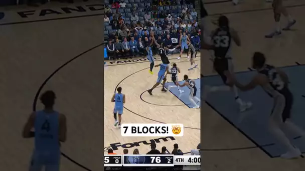 WEMBY BLOCK PARTY 🔥 7 blocks in 1 game! 😳 | #Shorts
