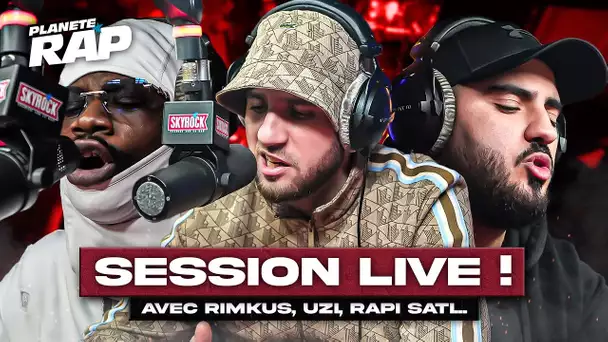 SESSION FREESTYLE avec Rimkus, Uzi, Fresh LaDouille, Rapi Sati, Goulag, Ivar & Six ! #PlanèteRap