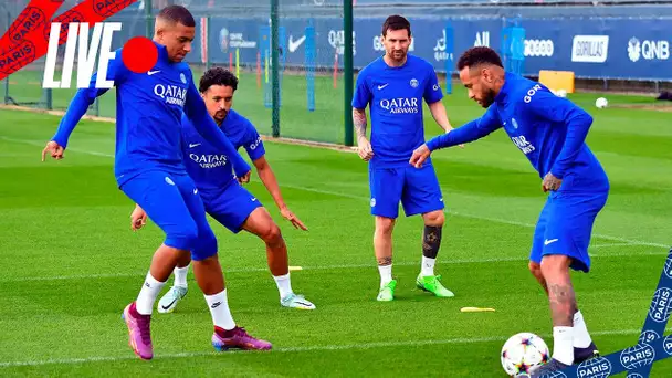 ⚽️ 15 minutes training session pre Maccabi Haïfa - Paris Saint-Germain 🔴🔵