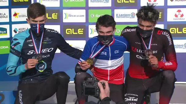 Championnats de France de cyclo-cross Espoirs 2021 à Pont-Château, Antoine Huby vainqueur