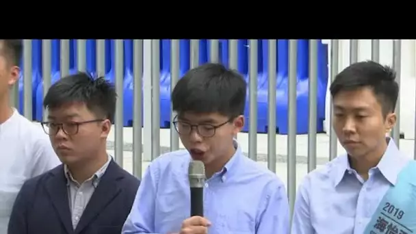 À Hong Kong, l’activiste Joshua Wong banni des élections