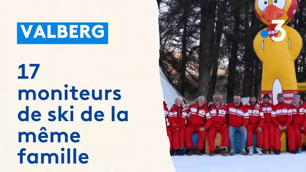 INSOLITE. Parmi tous ces moniteurs de ski, 17 sont de la même famille !