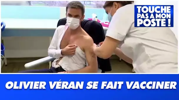 Olivier Véran se fait vacciner en direct, à la télévision