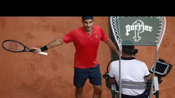 Roland-Garros : Roger Federer s’emporte face à l’arbitre dans un accès de colère