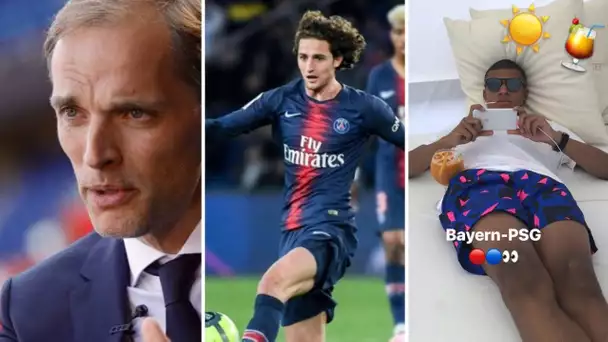 Nouveau numero Mbappe. Tuchel veut recruter au PSG. Aulas veut garder fekir.  Rabiot