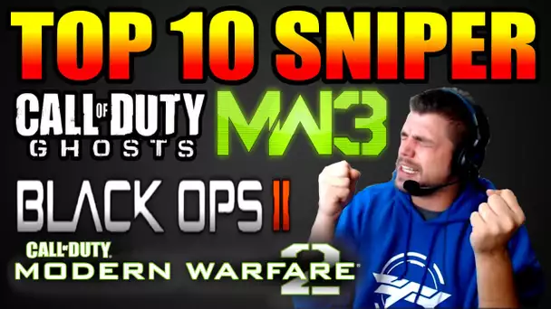 TOP 10 SNIPER #42 | BO2, MW2, MW3 & Ghosts En FaceCam